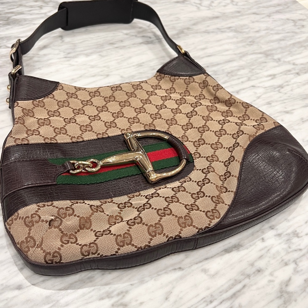 Gucci Hasler horse bit hobo shoulder bag In excellent condition. - Picture 2 of 11
